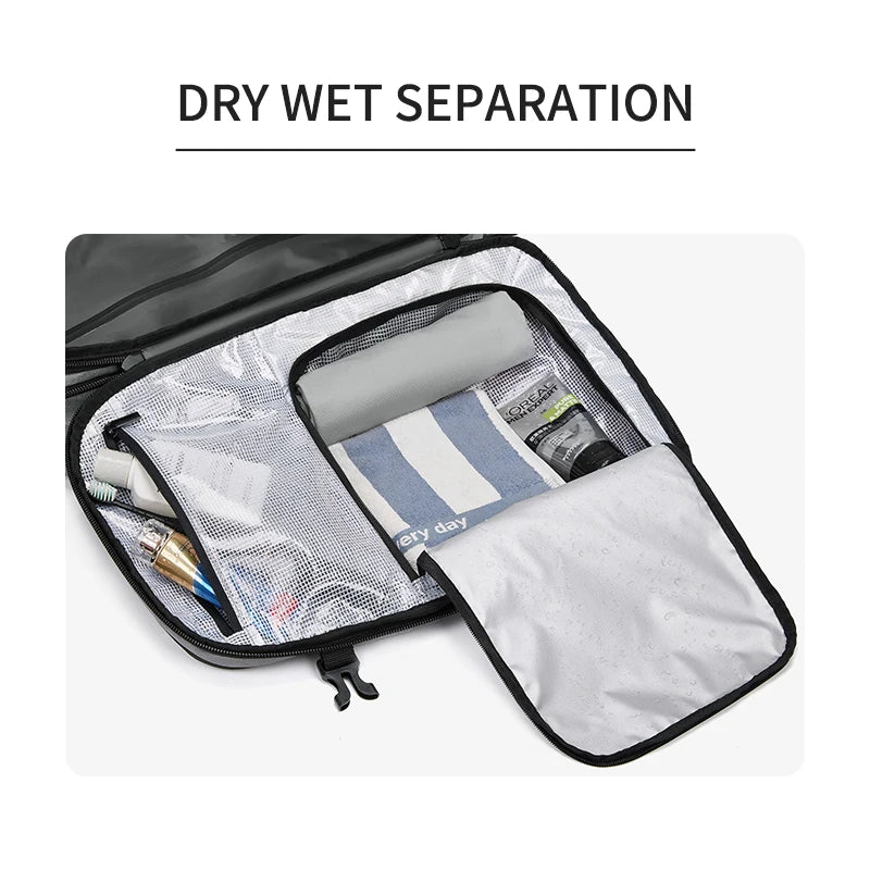 Vacuum Compression Backpack, wet dry seperation